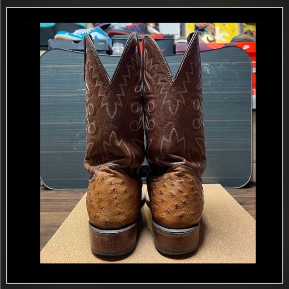 Lucchese Handmade Ostrich CL1024 W8S SIZE 9 D MADE IN USA made to last forever!